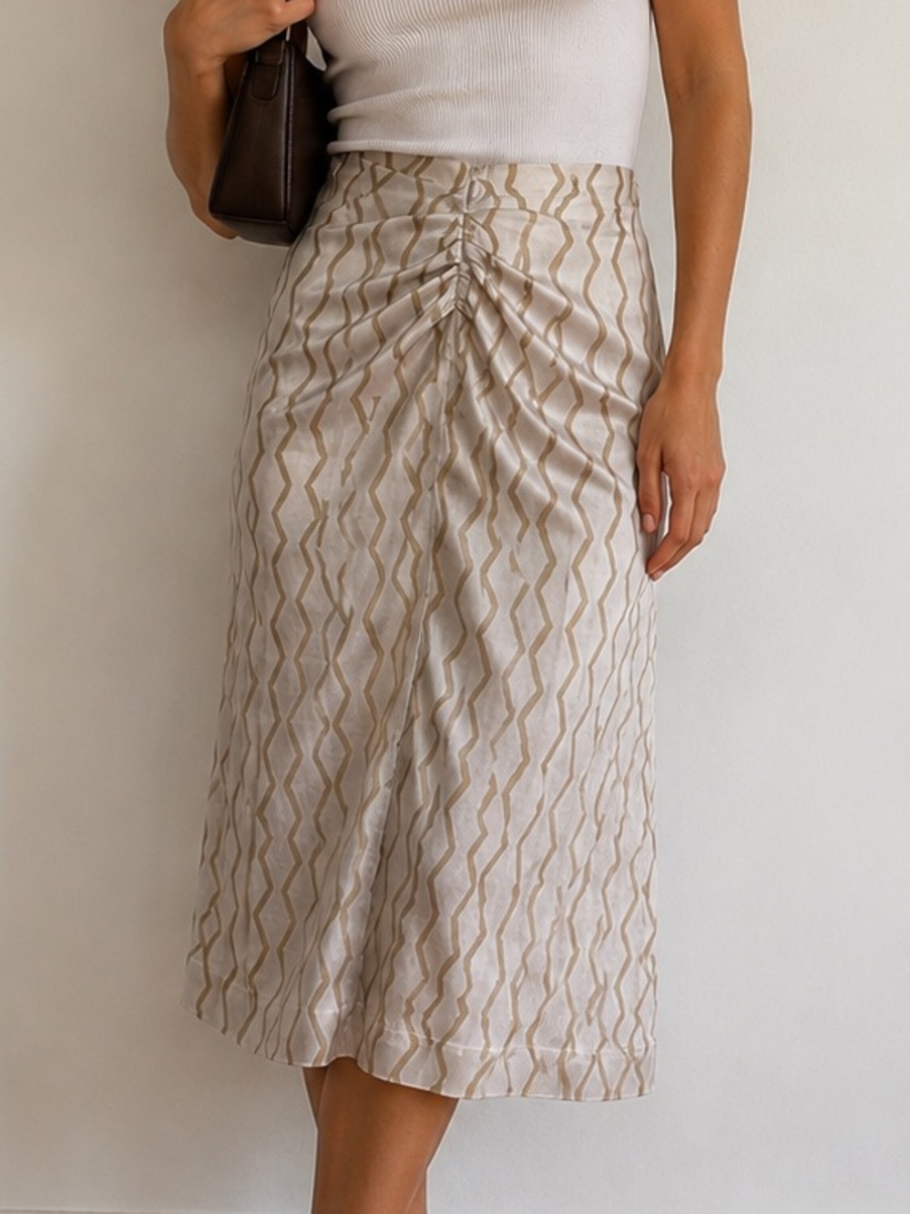Isabel Marant Silk Midi Skirt (Size FR 38 / US 6)